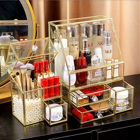 Steel Makeup Organizer 